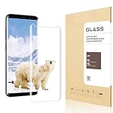Samsung Galaxy S8 Plus Tempered Glass Screen Protector, Wtbone Screen Protector [No Bubbles][Easy to Install][Anti Fingerprint] 3D Curved Screen Protector for S8 Plus