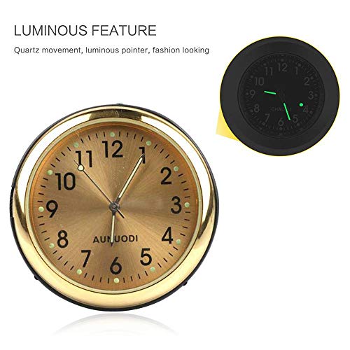 MOGOI Car Dashboard Clock, Universal Car Air Vent Quartz Clock Automobiles Interior Decoration Stick-On Clock Ornaments for Office Cars SUV MPV. - Thumbnail 2