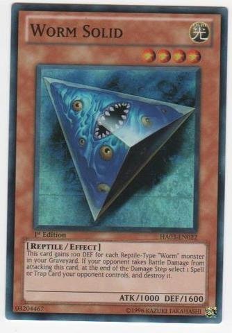 Yu-Gi-Oh! - Worm Solid (HA03-EN022) - Hidden Arsenal 3 - Unlimited Edition - Super Rare