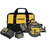 DEWALT DCS575T2 FLEXVOLT 60V MAX Brushless Circular Saw with Brake and 2 Battery Kit, 7-1/4"
