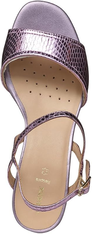 D New ERAKLIA 50 B, Sandalia Tacón Mujer, Lilac, 35 EU