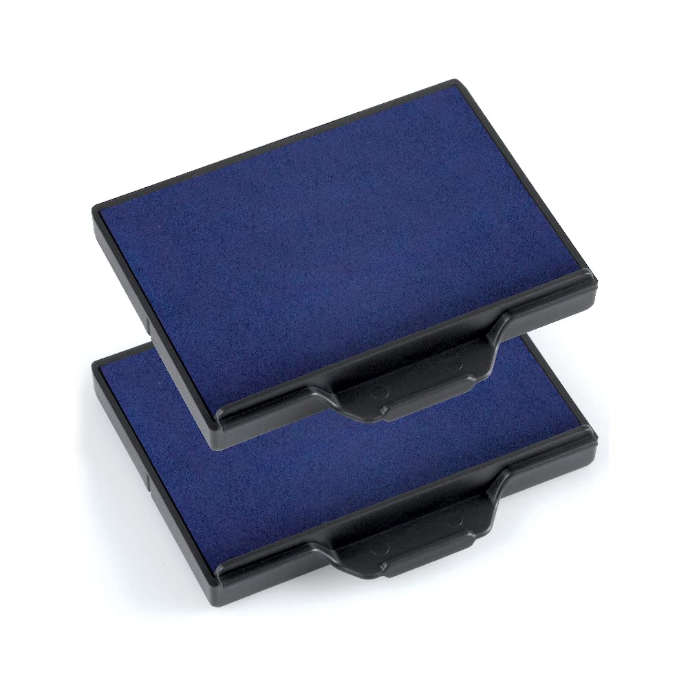 Trodat Replacement Ink pads 6/58 - Pack of 2 - Blue Ink - For The Professional 5208, 5480 and former models 4208, 4480 and 4258