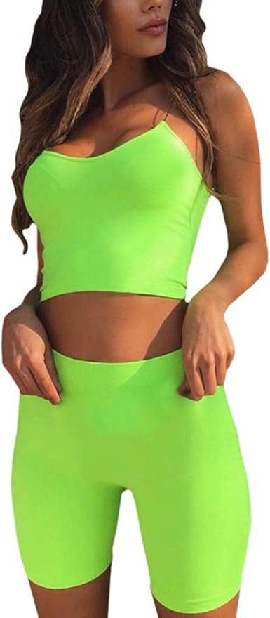 fluorescent workout clothes