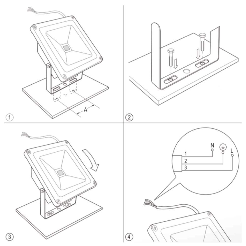 LED Motion Sensor Floodlight, PIR Security Light, 30W, 2400LM High Brightness and 3000K Warm White, IP65 Waterproof LED Lights for Yard, Garden, Garage, Playground, Party (black)