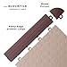 BlockTile R0US5212 Interlocking Ramp Edges Without Loop, Brown, 14-Pack