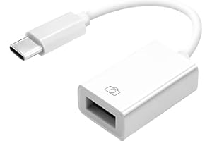 UNTVIE USB C to USB Camera Adapter for iPhone15/iPad/Mac/Laptop,Type-c to USB Adapter, Female USB 3.0 OTG Cable Adapter Support Connect Camera,USB Flash Drive,Card Reader,MIDI Keyboard, Mouse