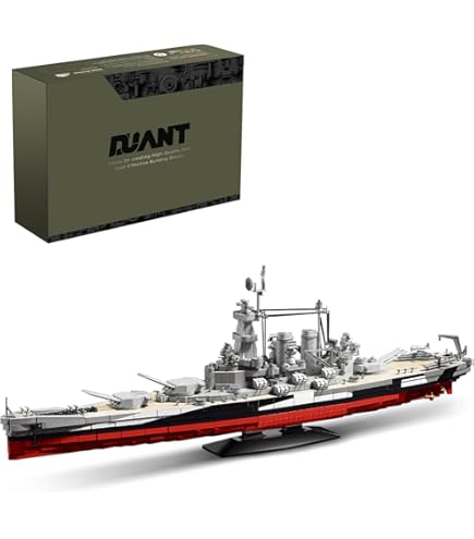 Amazon.com: DUANT Missouri Battleship BB-63 Building Block Kit