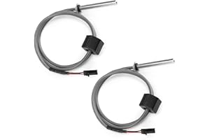 Tobaiwind Hot Tub Sensor-Compatible with Balboa Spa Heater M7 System 30344 30042 30382, 24" Temp/Hi-Limit, 1/4" Dia Dual Purpose Sensor Hot Tub Heater (2-Pack)