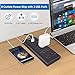 Surge Protector Power Strip with USB, AUOPLUS 10FT Outlet Strip, 6 Outlet and 4 USB Charger,[Flat Plug/Wall Mountable], 1250W/10A/2100J, Long Extension Cord for Computer iPhone Home Office Dorm