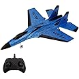 HEBXMF Drone Toy Remote Control Fighter Jet Rc Plane Ready to Fly Rc Planes for Adults, One Key Stunts Rc Airplane, High Speed Rc Airplane, Hobby Rc Jet Plane