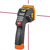 Klein Tools ESF150LL Electronic Stud Finder with Cross-Line Lasers, Bubble Level, Laser Class 3R; ≤5mW; 15-Foot in All Direct