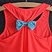 Girls Kids Anchor Vest Sleeveless Summer Clothes Cotton Tank Tops Bowknot T-Shirt (8-9years)