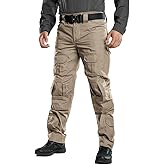 AKARMY Men's Hiking Pants Casual Camouflage Multi-Pocket Cargo Work Pants