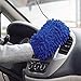 AUTDER Ultimate Car Wash Mitt - 2 Pack - Premium Chenille Microfiber Wash Glove - Wash Mitt - Lint Free - Scratch Free - Regular Size - Blue