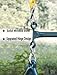 Abeaco Heavy Duty Playground Trapeze Bar with Rings Extra Long 38 Inch Chain Swing Set (Trapeze Bar)