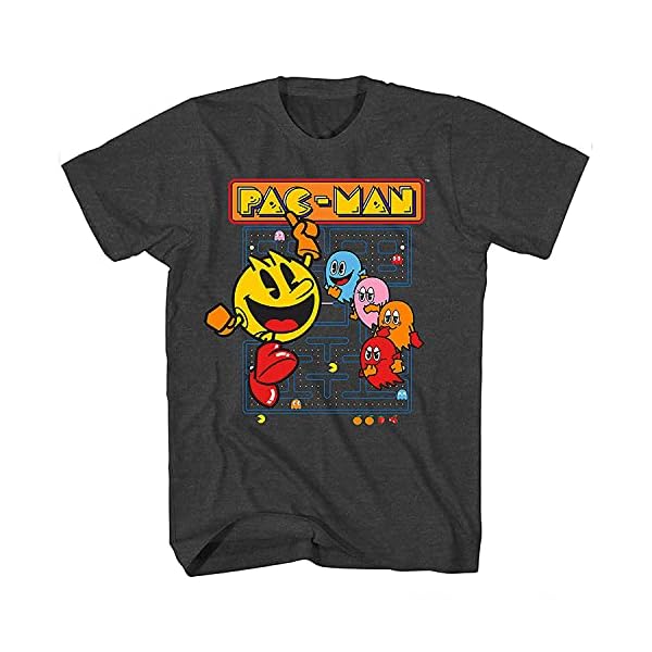 Pac-Man Official Pacman Video Game Shirt - Namco Atari Official T-Shirt