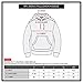 Ultra Game Men's NFL Fleece Hoodie Pullover Sweatshirt Henley, Oakland Raiders, Black, X-Large