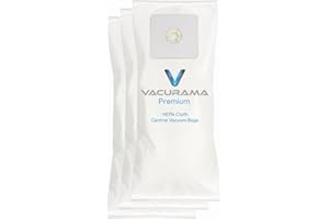 Vacurama Premium Central Vacuum Bags - Compatible for NuTone 391, Beam, Cana-Vac, Electrolux, Kenmore 50601, Allerex, Titan, 