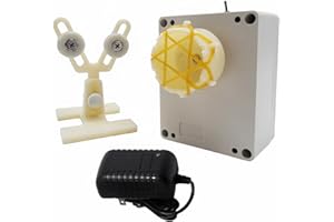 E-Found Fishing Rod Repair Machine, Fishing Rod Rotator, 110V Speed Adjustable DIY Lure Fishing Rod Building Winding Machine for Epoxy Gluing and Drying, Lure Fishing Rod Glue Coating