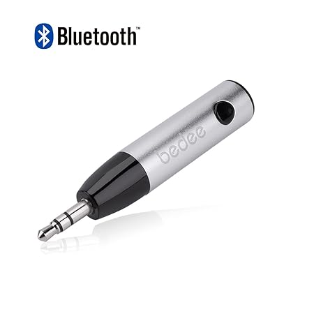 Bedee Bluetooth Empfänger, Bluetooth V4.1 Audio Adapter Mini 3.5mm Bluetooth Receiver Unterstützung Mikrofon Intelligente Rau
