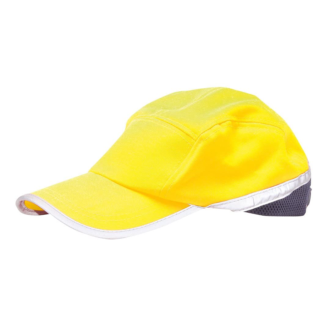 Portwest Hi-Vis Baseball Cap, Size: One Size, Colour: Yellow/Navy, HB10YNR