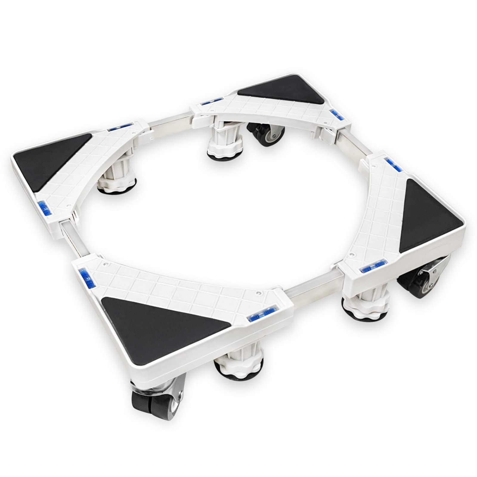 Jutyua 洗濯機台キャスター付き冷蔵庫置台 白の商品画像