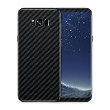 AlienJacket - Galaxy S8 3M Vinyl Textured Skin Wrap (Carbon Fiber - Black)
