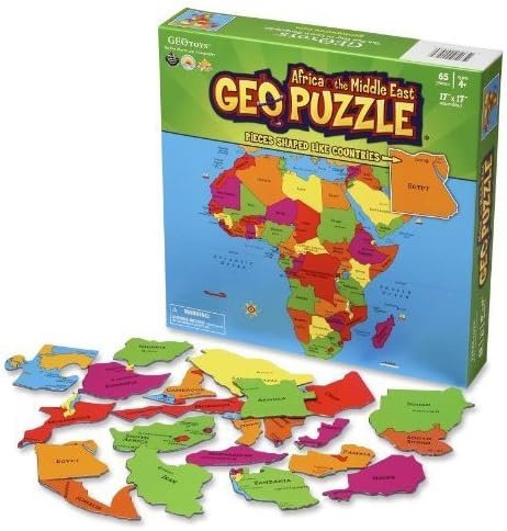 GEOToys GEO Puzzle Africa & Middle East (GEO-00103) by Geotoys