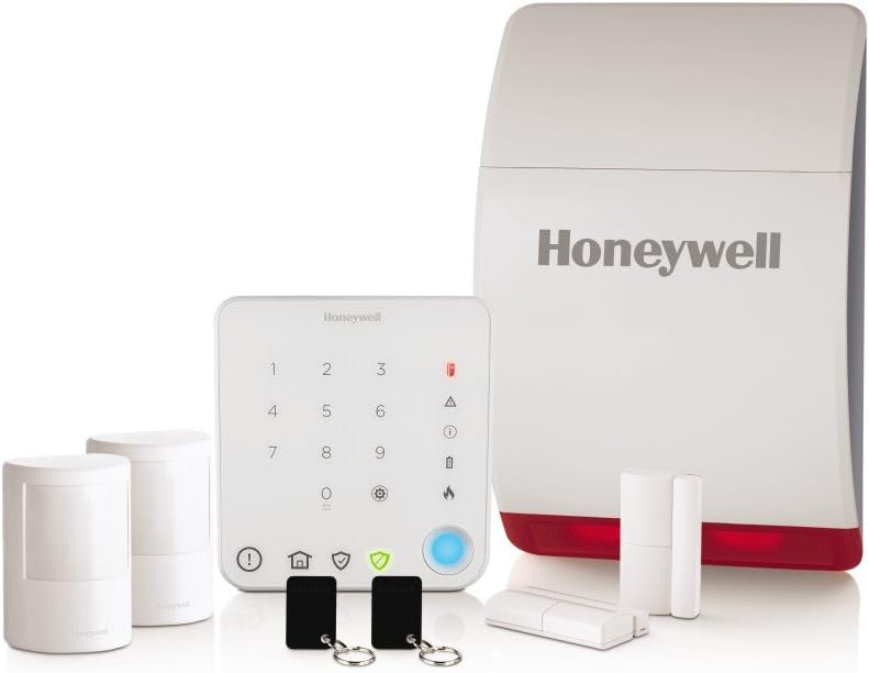 Honeywell HS331S Wireless Home Alarm With Intelligent Control White