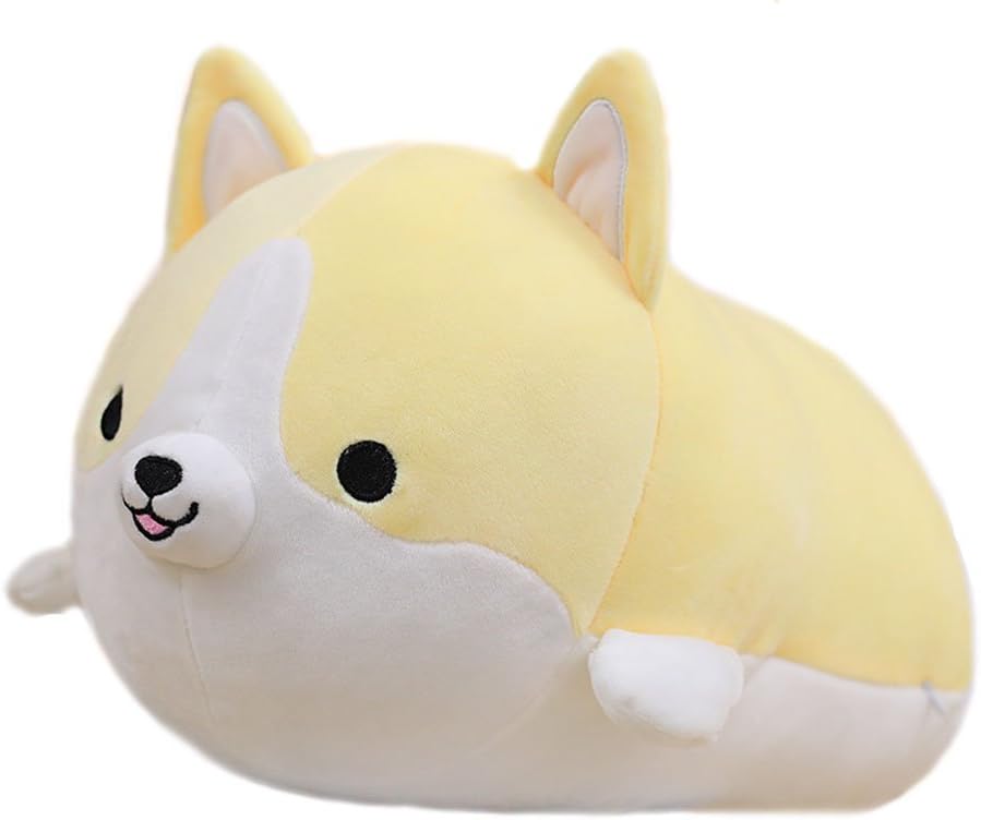 Corgi Soft Plush Throw Pillow Lifelike Animal Pillows Plush Toy