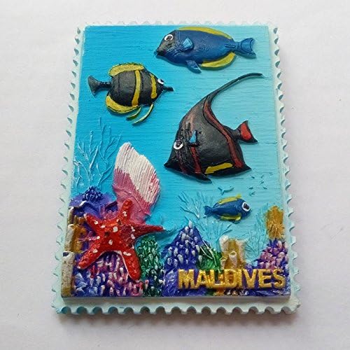 Maldives fish starfish creative characteristic tourist souvenirs household decorations 3D polyresin Fridge Magnet