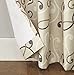 Sun Zero Brice Scroll Print Thermal Insulated Energy Efficient Grommet Curtain Panel, 40