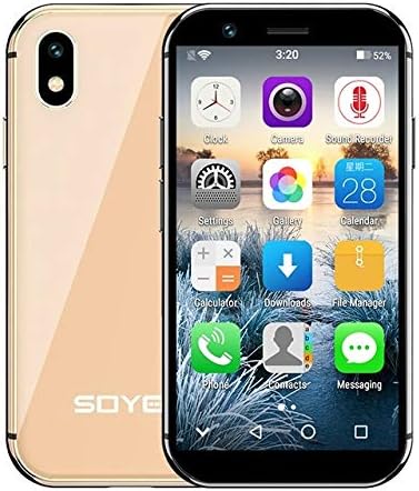 New Mobile Phone Hyx SOYES XS, 2GB+16GB, 3.2 inch Android 6.0 MTK6737 Quad Core up to 1.3GHz, Dual SIM, Network: 4G, Support Google Play,Bluetooth, WiFi, GPS (Color : Gold)