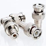RCA Female to BNC Male Adapter Connector (10/20/30/50/100 Pack) (10)