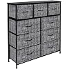 Sorbus Dresser with 9 Drawers – Furniture Storage Chest Tower Unit for Bedroom, Hallway, Closet, Office Organization…