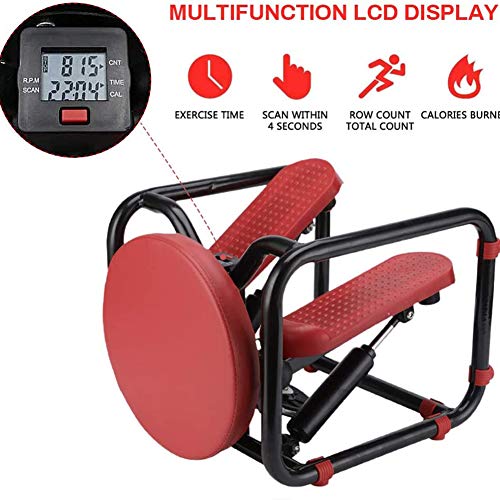 KENL-Mini-Fitness-Twist-Stepper-Home-Exercise-Slimming-Step-Machine-Resistance-Bands-Indoor-Multifunctional-Fitness-Equipment-Fitness-Stair-Stepper-Portable-Twist-Stair-StepperOrange