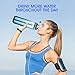 DYD Water Bottle with Straw, BPA Free Tritan Sports Water Bottle 25oz for Fitness and Outdoor Enthusiasts, Leakproof and Durable