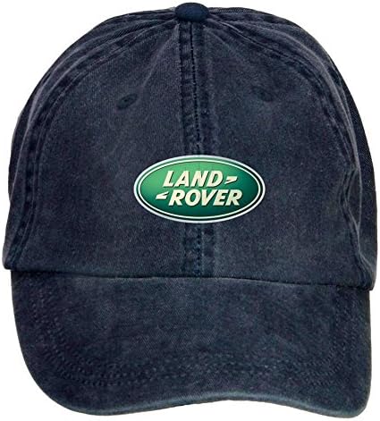 HUANYU LAND ROVER Logo Cotton Washed Baseball Caps One Size Hats With Adjustable Velcro