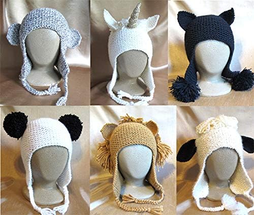 knitted animal hats