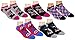 DC Comics Womens Harley Quinn Suicide Squad Ankle-No Show Socks 5 Pair Pack (Heather Grey)
