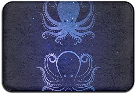 Octopus Home Life Flannel Non-Slip BedroomRug Mats Set 3 Piece Antibacterial