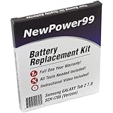 NewPower99 Battery Replacement Kit for Samsung GALAXY Tab 2 7.0 SCH-I705 (Verizon) with Video Installation DVD, Installation Tools, and Extended Life Battery
