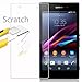 Cadorabo Tempered Glass Compatible with Sony Xperia Z1 in HIGH Transparency - Screen Protection 3D Touch Compatible with 9H Hardness - Bulletproof Display Saver
