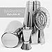 4 Piece Boston Shaker Set By BARMIXXO/150+ Drink Cocktail Recipe (Ebook)/Bartender Tools For Professional and Home Bar/Jigger and Strainer