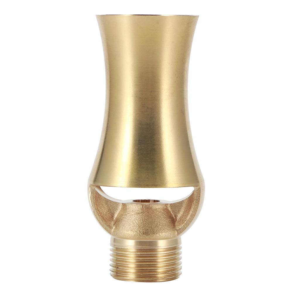 Adjustable Copper Fountain Nozzle Sprays, G1/2in Female Thread G3/4in Male Thread, Suitable for Garden Sprinklers, Water Fountains
