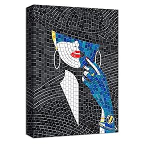 Canvas Wall Art Abstract Mosaic Collage...