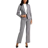 Le Suit Women's Plus Size 2 Button Notch Collar with Crepe