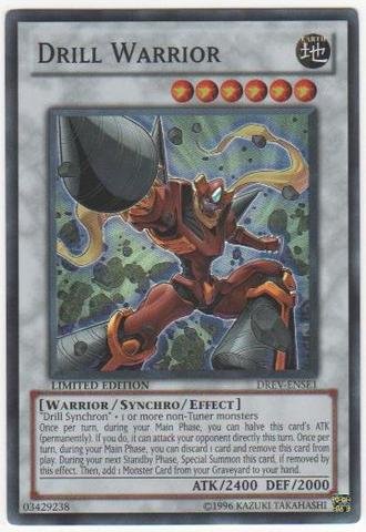 Yu-Gi-Oh! - Drill Warrior (DREV-ENSE1) - Duelist Revolution Special Edition Promos - Promo Edition - Super Rare