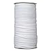 Elastic Cord/Elastic Rope/Elastic Band/Bungee/Heavy Stretch Knit Elastic Spool/6mm,100Yards (White)