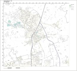 ZIP Code Wall Map of Georgetown, TX ZIP Code Map Laminated: Amazon.com ...